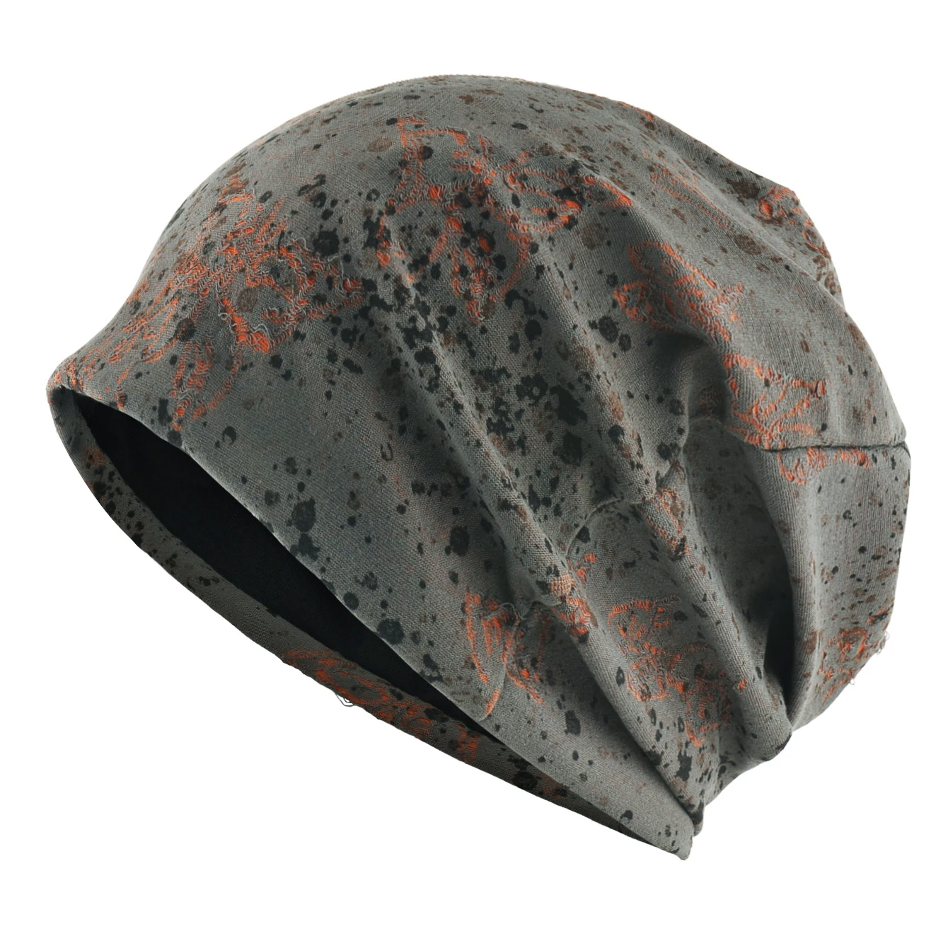 Zweifarbige, durchsichtige, gestrickte Schmetterlings-Beanie-Mütze für Damen, Frühling und Herbst, weich, atmungsaktiv, sportlich, lässig, Motorhaube