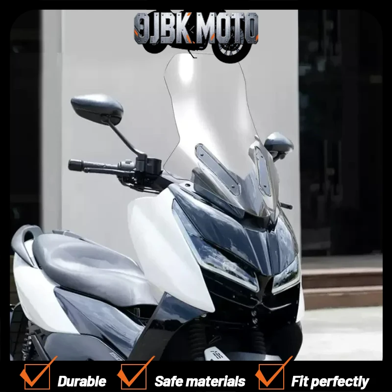 For Zontes Motorcycle 150D  Windshield Wind Deflectors Modified Motorcycle Zontes 350D Heightened and Widened Chest Windshield