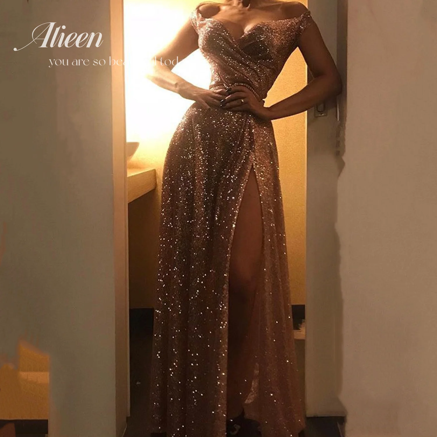 

Shiny Formal Dresses for Prom Sweetheart Sharon Happy Evening Dresses Luxury 2023 Sexy Aileen Long Skirt Ball Gowns Robe Party