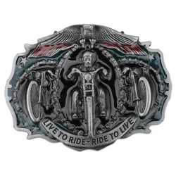 Men's Motorcycle Belt Buckle Decorative Retro