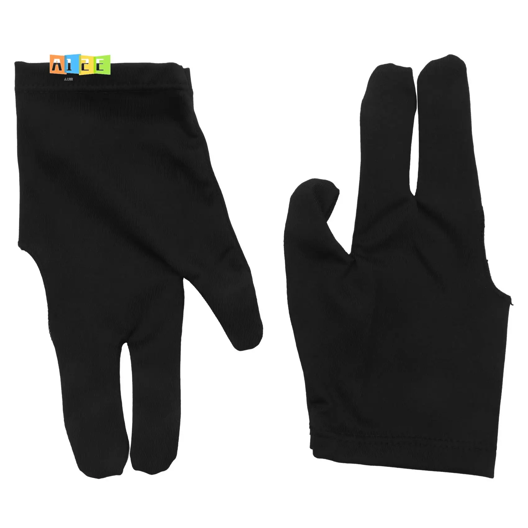 A12E-10Pcs Billiard Gloves 3 Fingers Left And Right Hand Glove Snooker Cue Pool Gloves