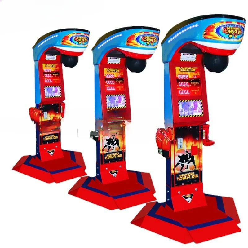 Arcade Big Punch Boxing Ticket Redemption Game Entertainment Machine Coin Operated Boxing Machine