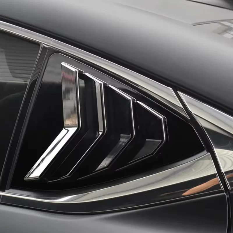 

For Lexus ES 200 260 300h 2018-23 ABS Carbon Fiber Car Rear Side Window Rear Triangle Window Spoiler Louver Trim Car Accessories