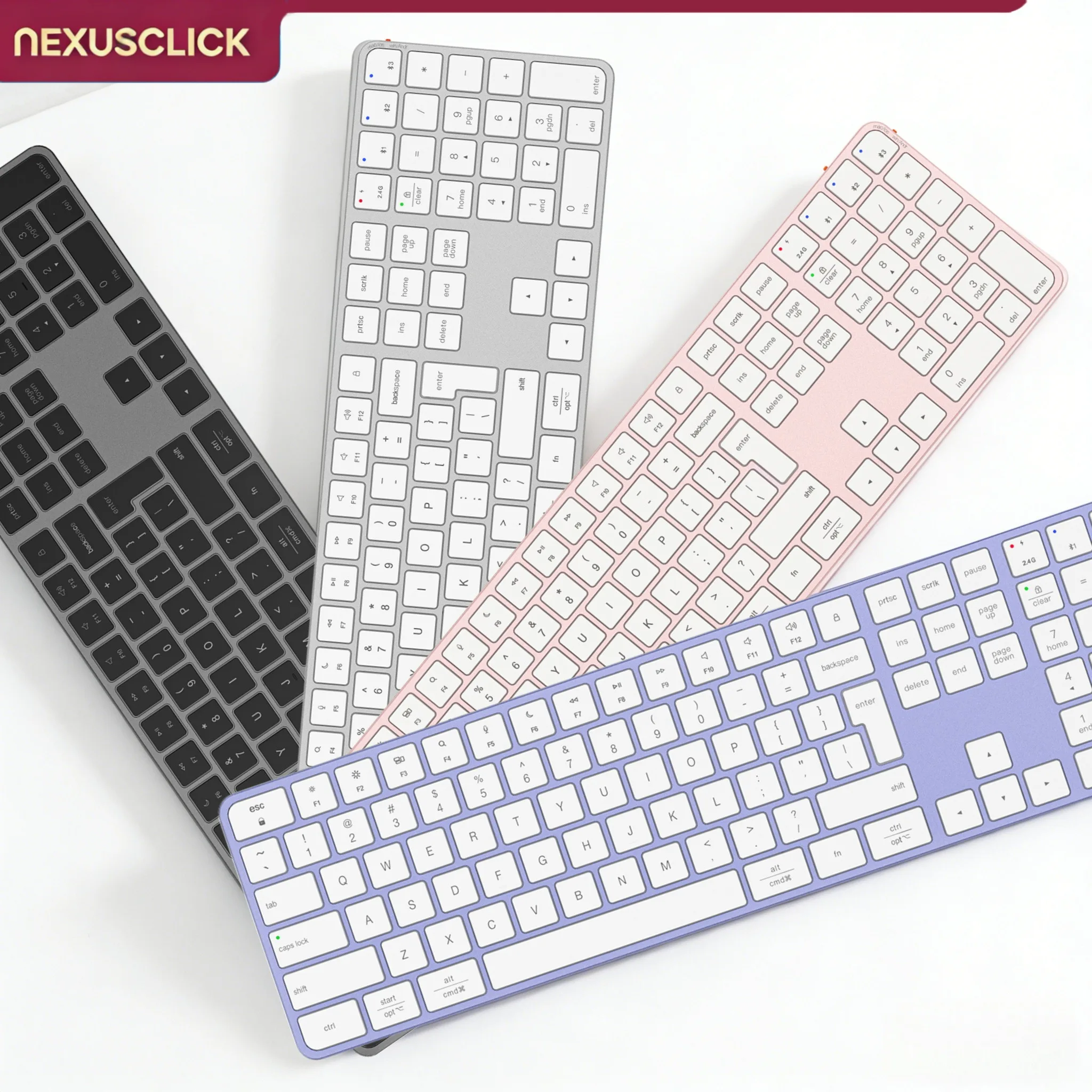 لوحة مفاتيح لاسلكية نحيفة ثنائ - مراجعة Keyboard Gaming Mac وسعره