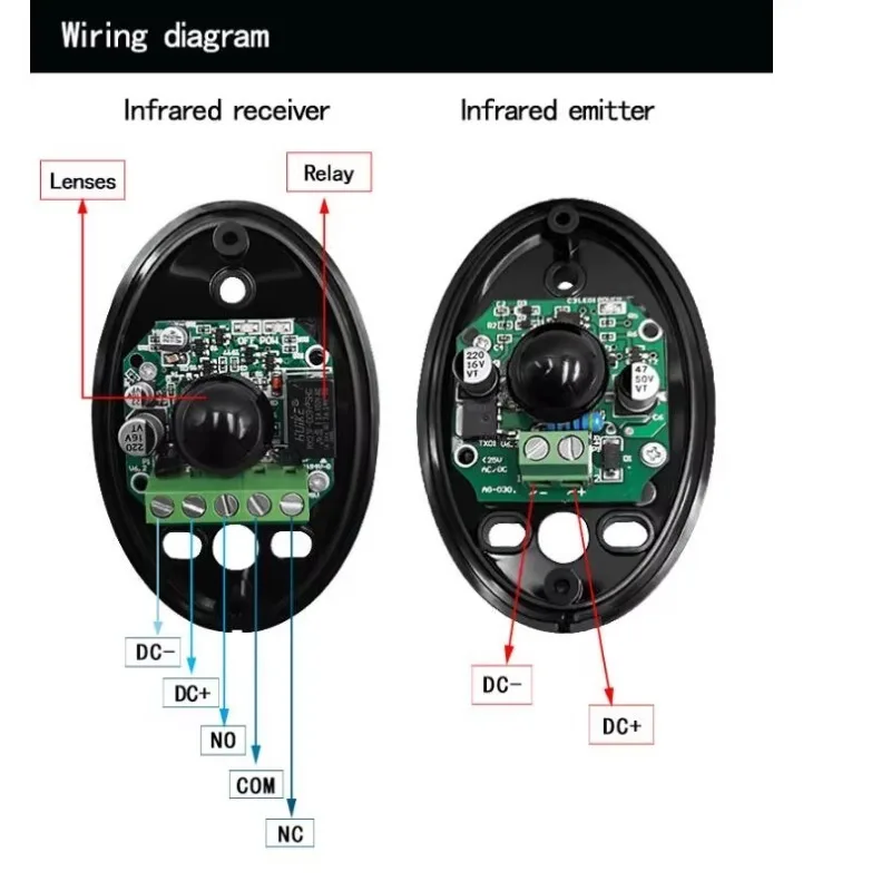 Alarm Garage Door Detection Sensor Infrared Garage Door Automatic Alarm Safe Remote Control Anti-theft Alarm Protection Tool