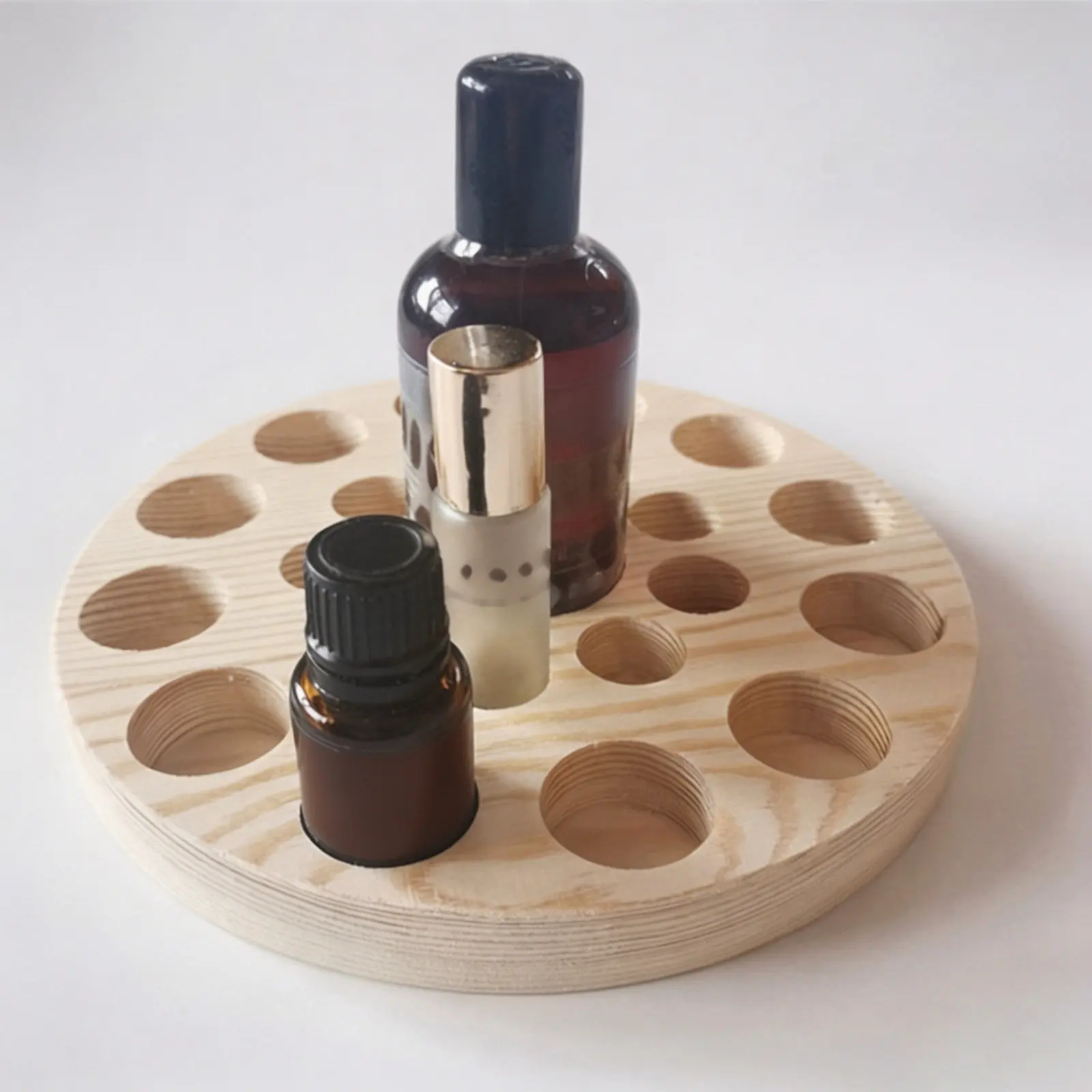 22-grids-wooden-essential-oil-storage-box-round-tray-nail-polish-organizer-aromatherapy-bottle-display-holder-container-khaki