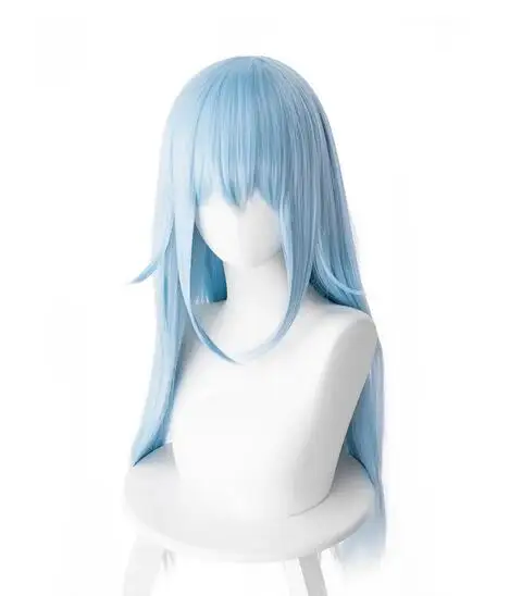 

Synthetic That Time I Got Reincarnated as a Slime Cosplay Wig Tensei shitara Slime Datta Ken Halloween Cosplay