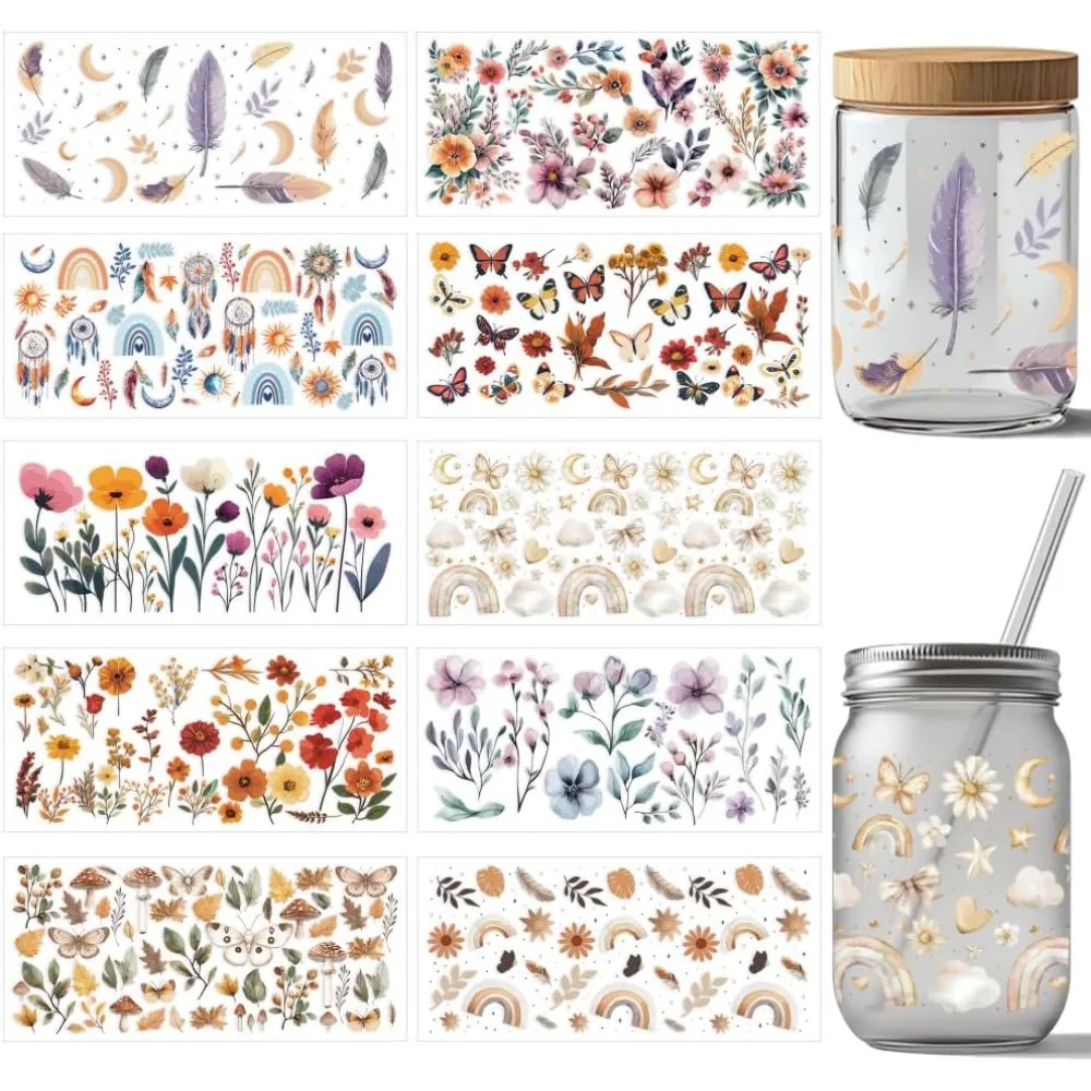 10 Sheets Uv Dtf Cu… - image