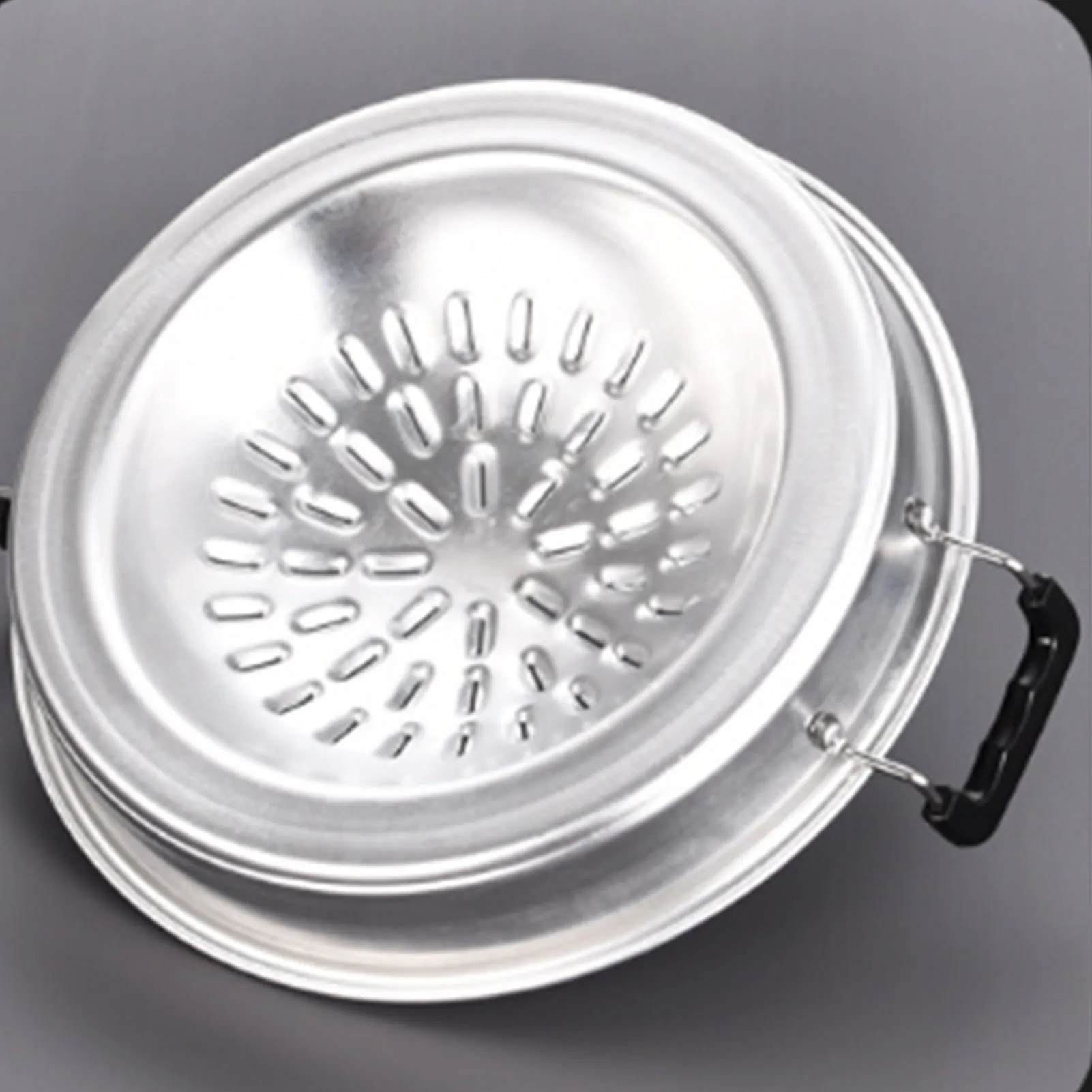 

E5 Barbecue Grill Pot Steak Grill Charcoal Pan Aluminum Barbecue Grill Hot Pot for Family Gathering Outdoor Camping Picnics Tool