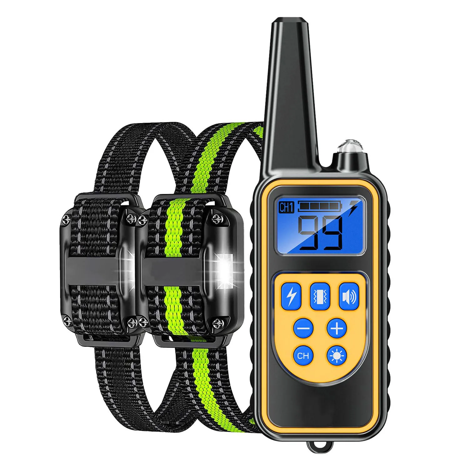 Dog Training Collar with Remote, Waterproof Shock Collar for Large Medium Small Dogs, Training Collar fo Smart Dog Shock Collar