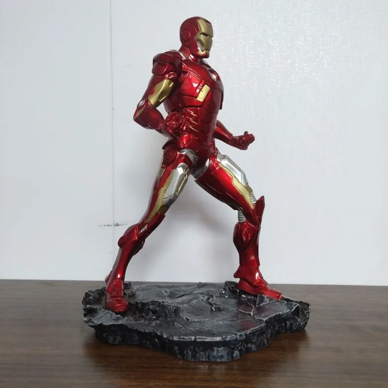 ฟิกเกอร์ไอรอนแมน MK7 รุ่นการต่อสู้ ขนาด 32 ซม. ของสะสมอนิเมะ โมเดลตกแต่งโต๊ะทำงาน ของขวัญวันหยุด ของเล่นเด็ก