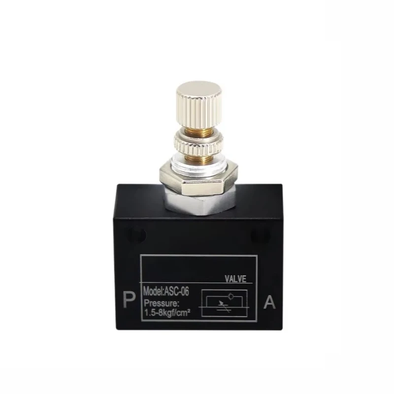 Pneumatic Air One Way Throttle Valve Flow Control Valve ASC-06 ASC-08  ASC-10 ASC-15