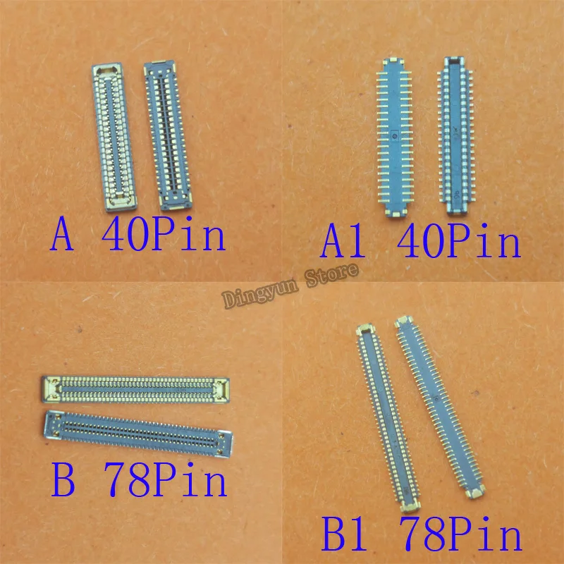 2-100Pcs Usb Charging Connector Lcd Display Plug FPC For Samsung Galaxy A55 A556 A35 A25 A256 A34 A346 A54 A24 A245 40 78 Pin