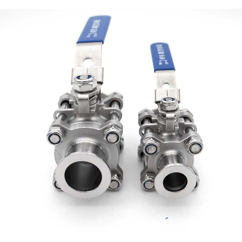 KF16 KF25 KF40 KF50 Three Piece Model Manual High Vacuum Ball Valve SUS304 Stainless Steel Ball Valve Homebrew