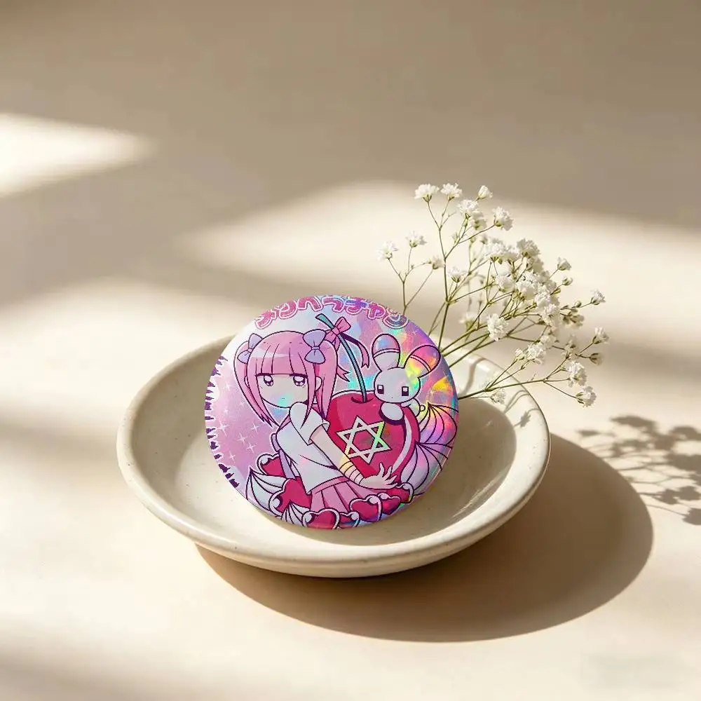 Cute M-Menhera C-Chan Girl   Horror Enamel Pins Creative Brooch Bag Clothes Decorative Accessories Jewelry Badge XMAS Gifts