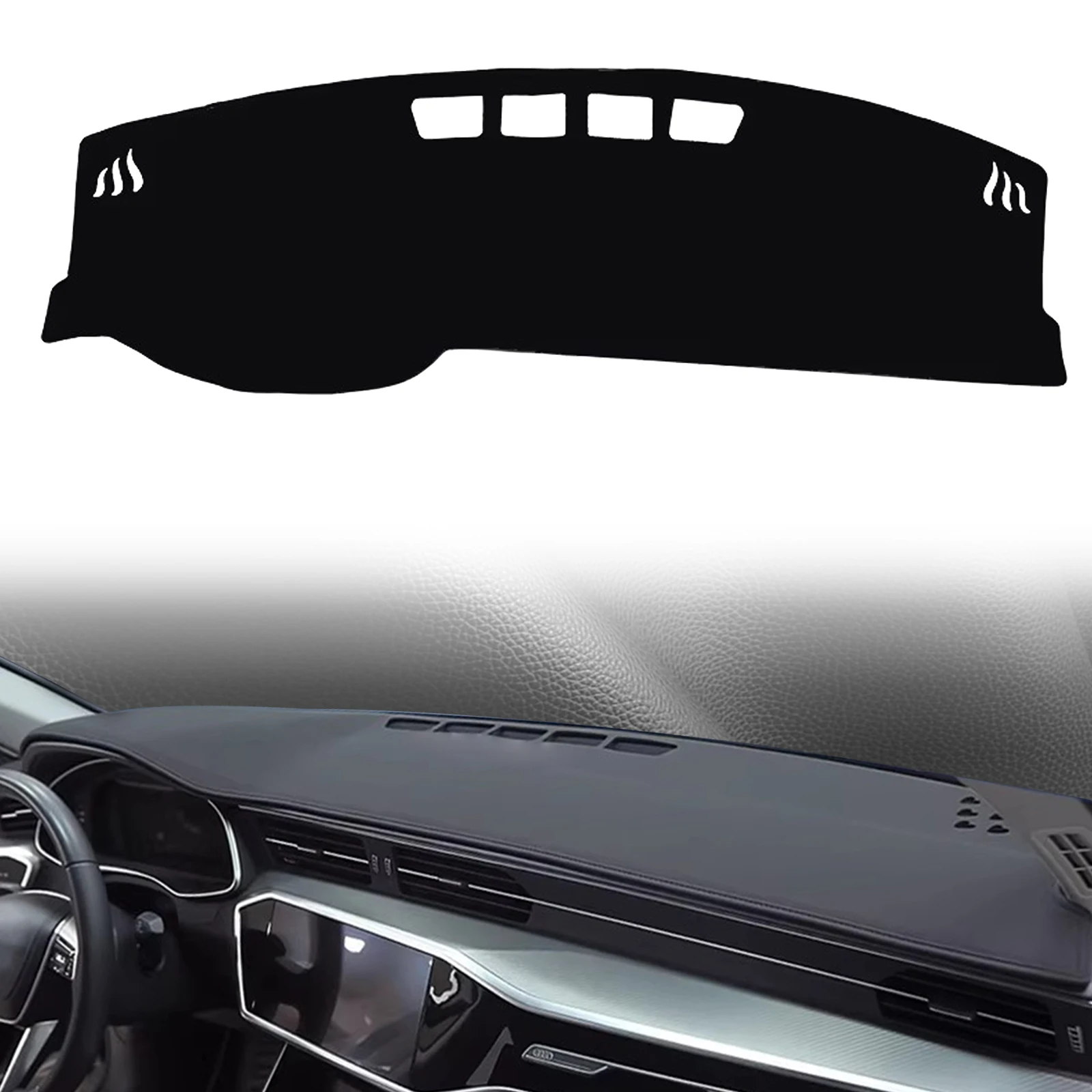 

for Audi A6 2023-2019 C8 (Fit for Without HUD) ​​Car Dashmat Dashboard Cover Pad DashMat Sunshade Protective Carpet Accessories