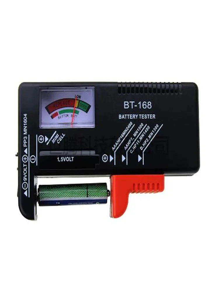 Imagem -03 - Universal Botão Cell Battery Checker Codificado Medidor Indicar Volt Tester Poder Bt168 9v 1.5v aa Aaa c d Bt168