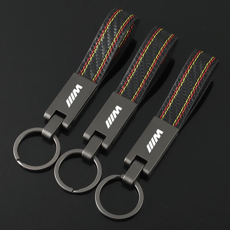 

Webbing Key Chain Holder Pendant Car Keyring Anti-loss For BMW M E30 E39 E46 E90 E93 E60 F10 M5 M6 M7 X4 X5 Auto Accessories