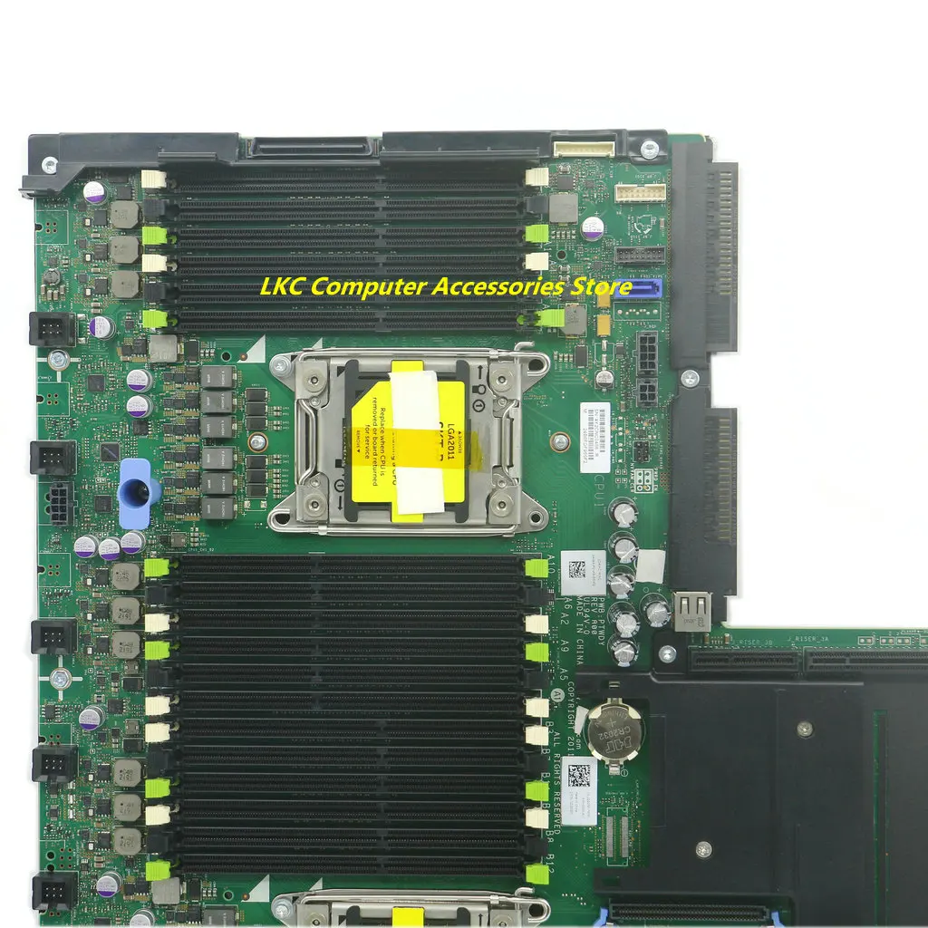 Placa-mãe para Dell, PowerEdge R620, Placa-mãe do servidor, D2D5F, 0FCYWN, 0D2D5F, CN-0FCYWN, CN-0D2D5F, 046R5M, CN-046R5M, 100% testado, Novo