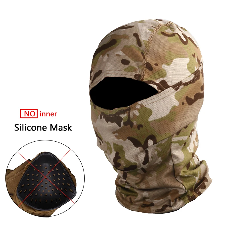 

Military Tactics Hunting Fishing Headwear Camouflage Hat Scarf Balalawa Head 3D Face Mask Outdoor Bicycle Face Mask