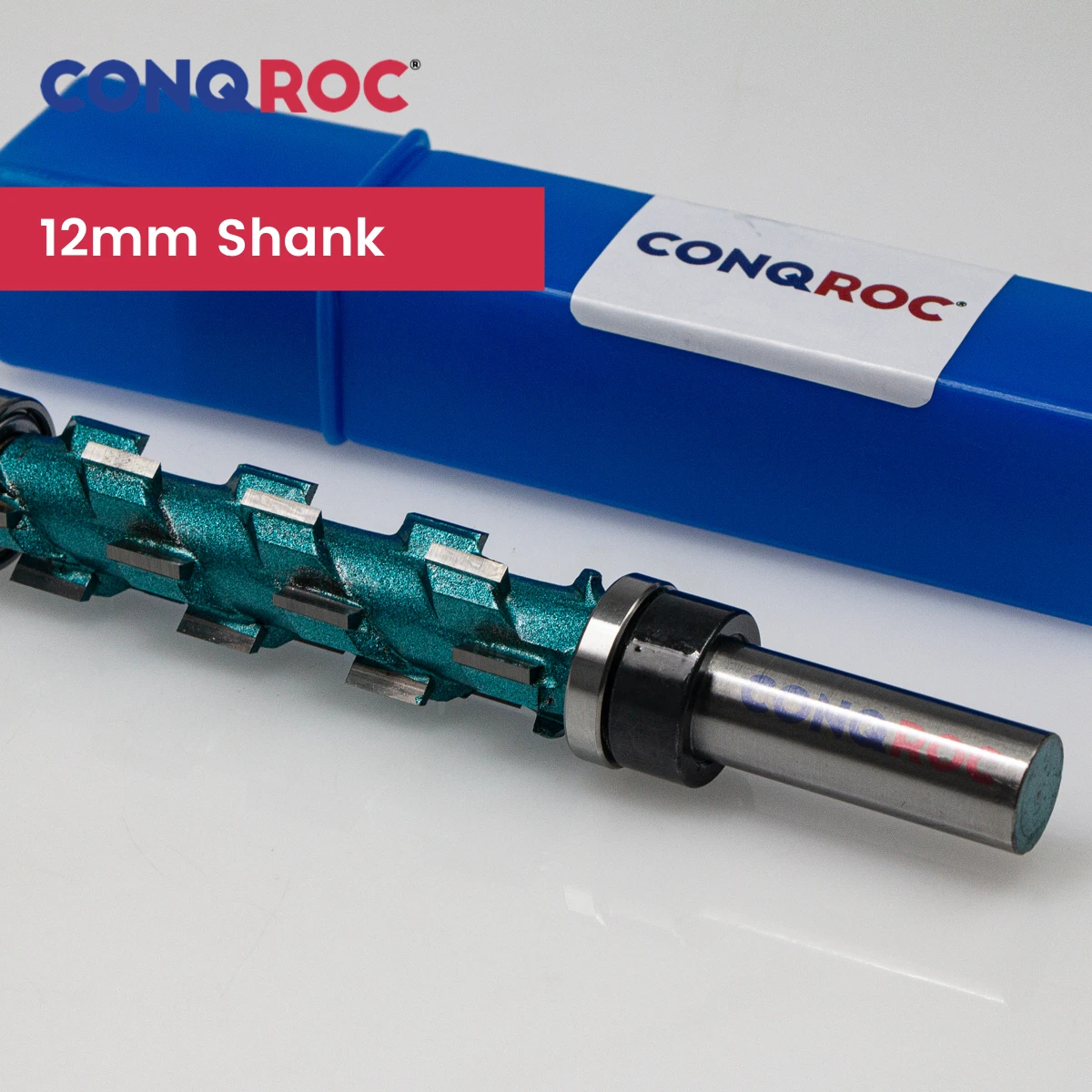 12Mm Shank Spiral Long Flush Trim Router Bit dengan Double Bearing Tungsten Carbide Wood Pattern Milling Cutter Template Bit