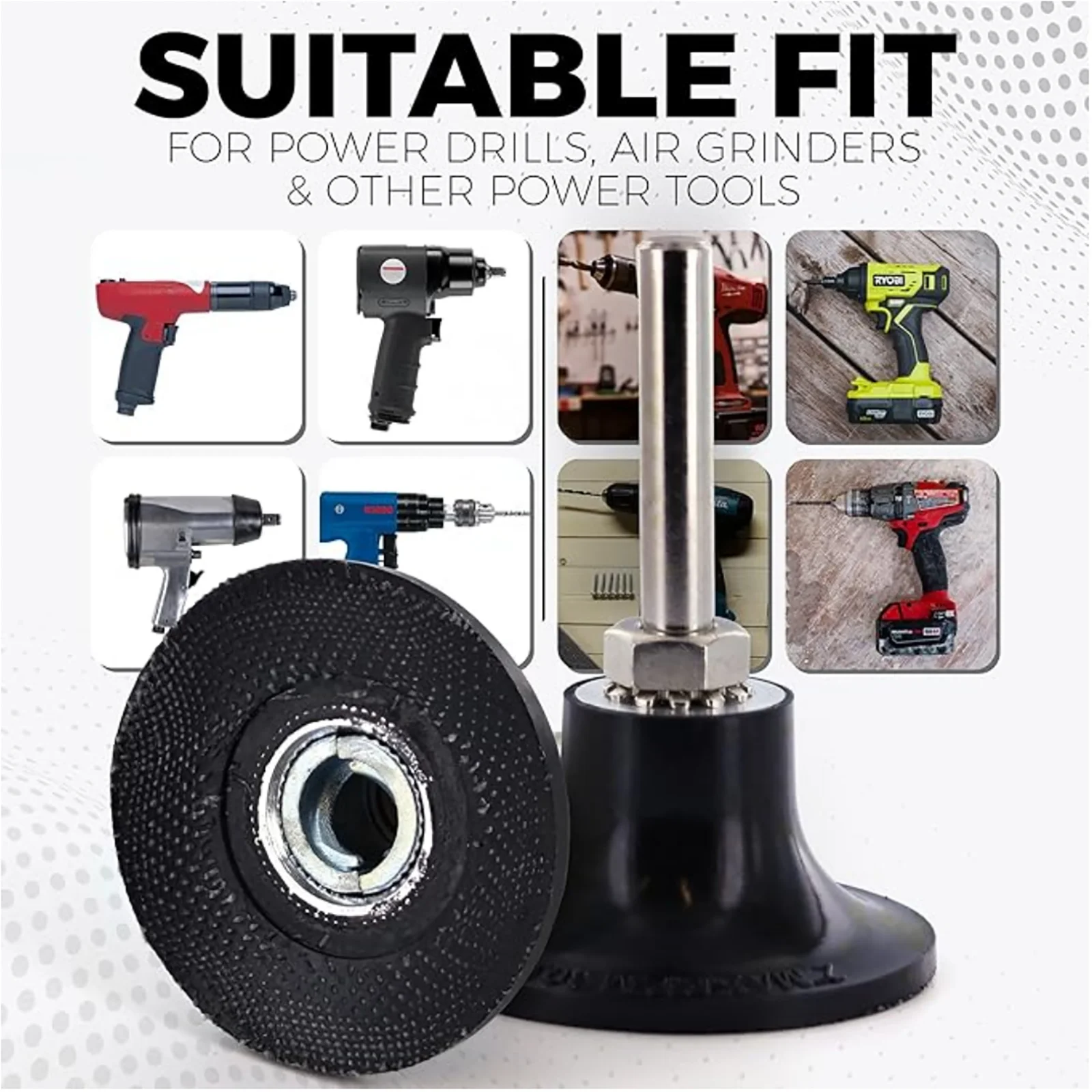 ชุดอุปกรณ์เสริมสำหรับขัดและขัด - Grinder Polishing Pad Kit บทวิจารณ์และราคา