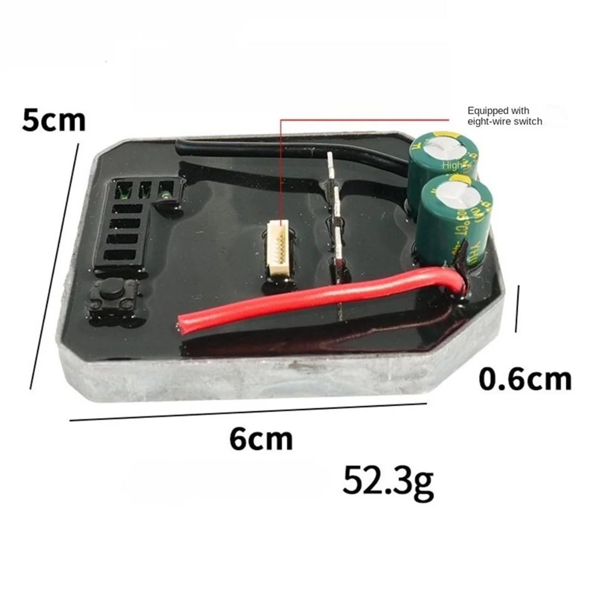 50A المفتاح الكهربائي لوحة تحكم غلاف من الألومنيوم فرش ليثيوم سرعة التبديل سرعة التبديل لوحة المفتاح الكهربائي