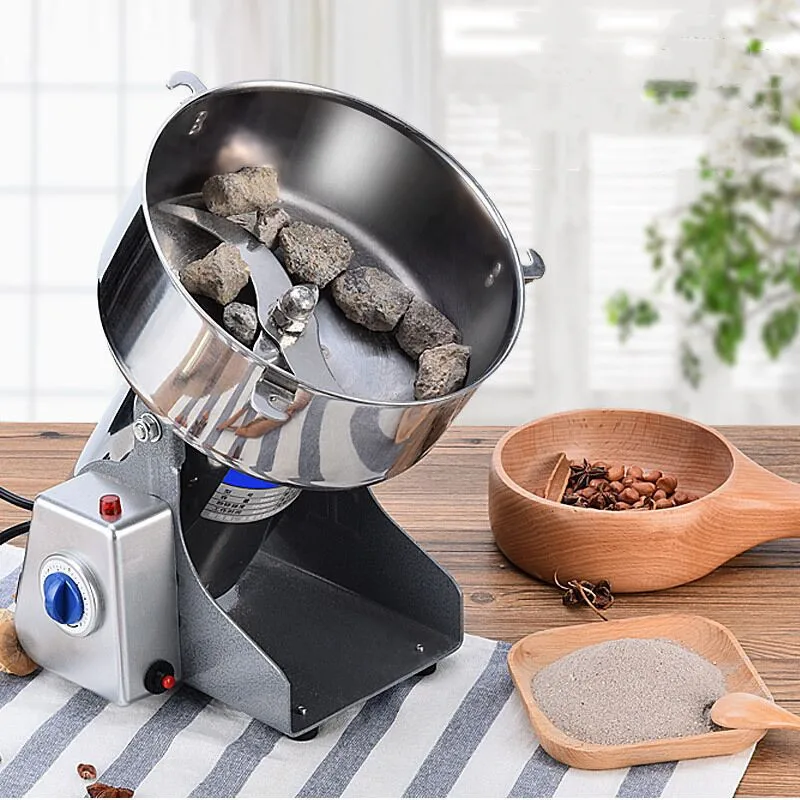 1000G Grinder Machine Grains Electric Herbal Coffee Powder Miller Dry Food High Speed Intelligent Spices Cereals Crusher