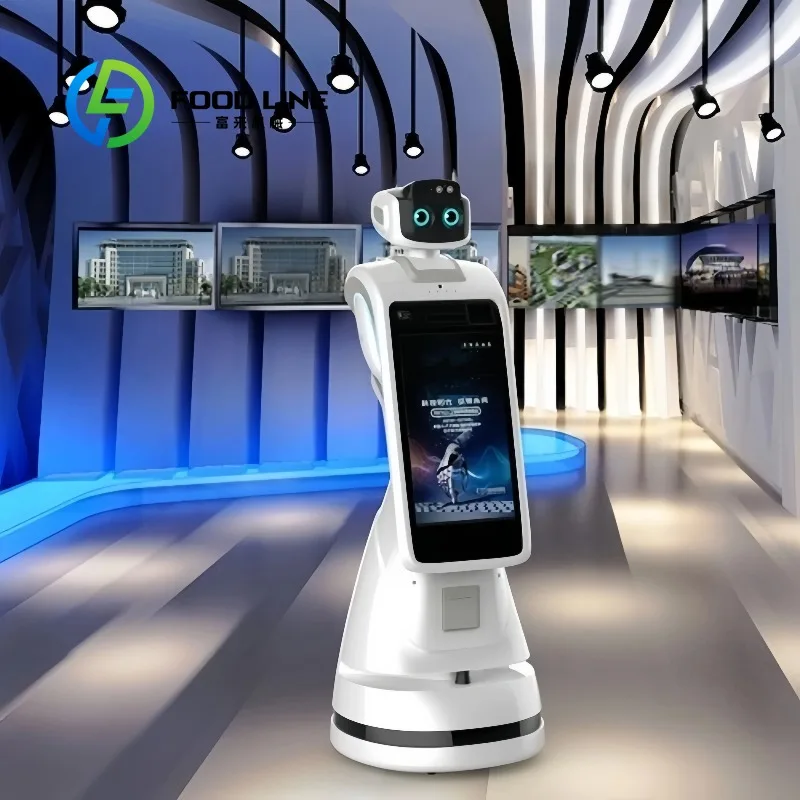 Commercial Welcome Greeting Reception Robot Smart Artificial Humanoid Business Service Unit Customized
