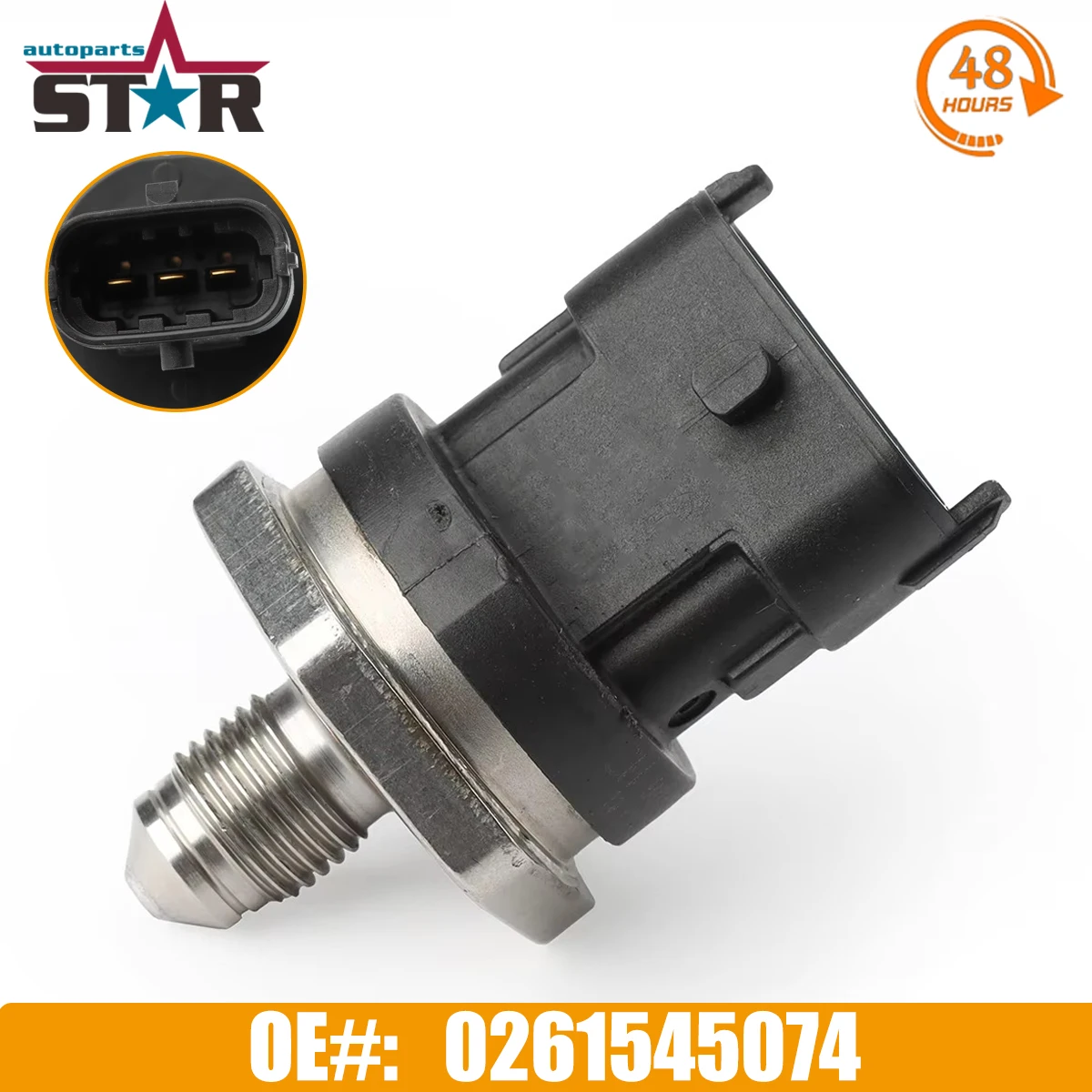 Fuel Rail Pressure Sensor 0261545074 for Mazda Holden for Ford for Opel Replacement Accessories 0261545053 0261545096