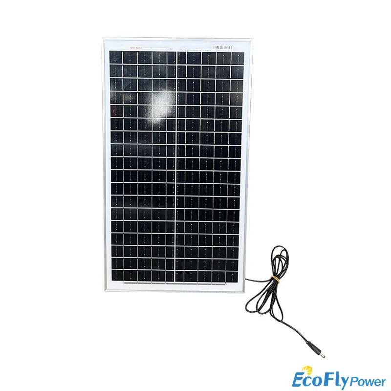 Factory sale real  30W 18V Solar panel Polo Solar charge with DC 5*2.1 12V battery home Solar System