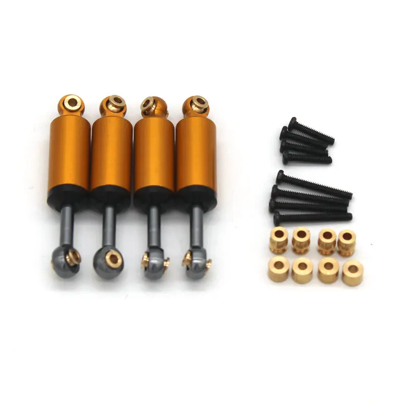 FMS 1/24 {1/18）MAX Smasher   Xiao Qi Fcx24 K5 RC Car Metal Upgrade Parts Built-in Spring Shock Absorber 4PCS