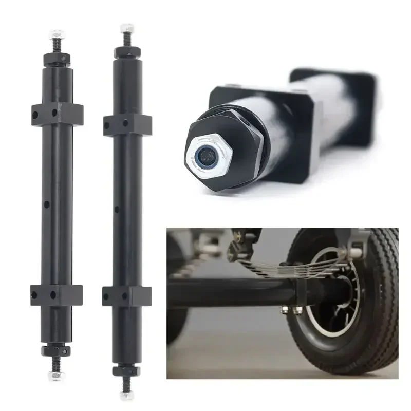 

Metal Unpowered Rear Axle 120mm140mm for 1/14 Tamiya RC Trailer Truck DIY Modification Upgrade Parts