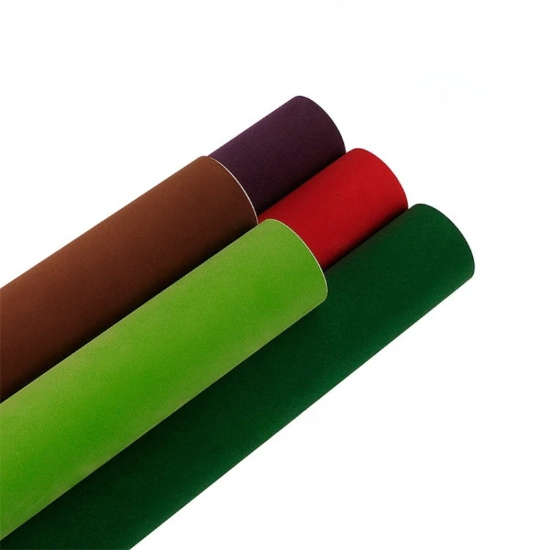 30cm*500cm Multi Colors Sticky Velvet Suede Vinyl Film Self Adhesive Velvet Fabric Decorative Films Sticker for DIY Car Decor