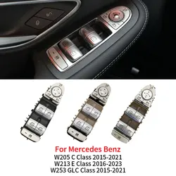 For Mercedes W205 W253 W213 Car Electric Power Window Switch For Benz C E GLC Class 2015-2021 C200 E260 E300 GLC300 2059056811