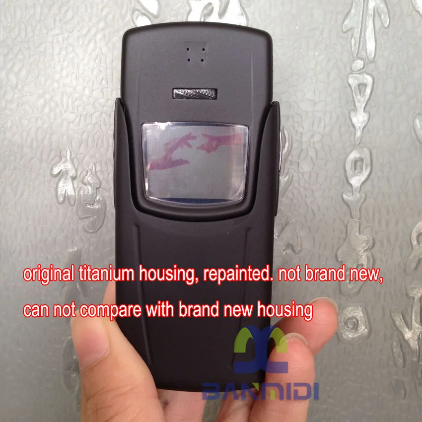 8910i هاتف محمول أصلي من التيتانيوم 2G GSM 900/1800 هاتف محمول غير مقفول لا يعمل في أمريكا وأستراليا، صنع في فنلندا #5