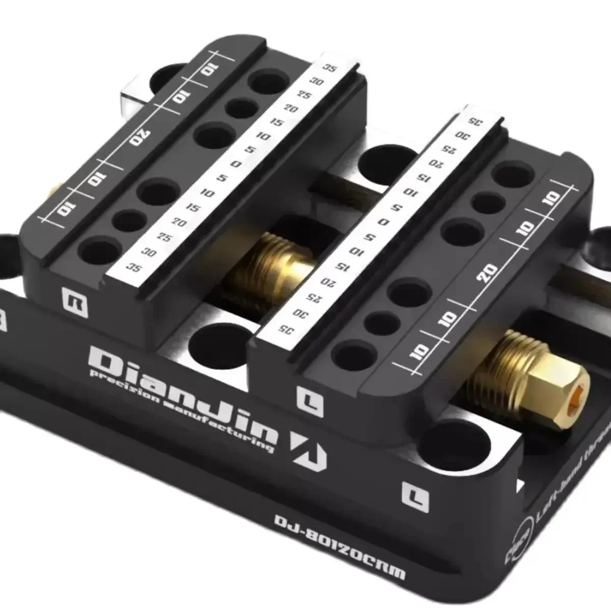 

4-5 Axis Fixture Self-centering Vise Positive Paired with Zero Point Quick Change Four Axis L-block Bridge Board DJ-6080H D52