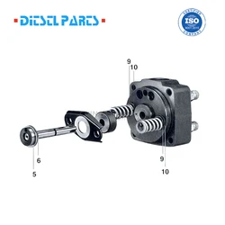 Diesel Engine Parts Head Rotor Plunger Slotted Shim Set For Bosch VE3 VE4 VE4 VE5 VE6 Fuel Injection Pump Spring Shim Gasket Kit