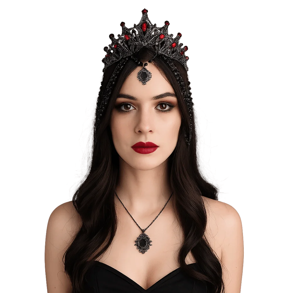 

Luxury Baroque Rhinestone Crown Stage Performance Elegant Goddess Halo Headwear Hair Ornaments Sacred Princess Tiara Girls/Women
