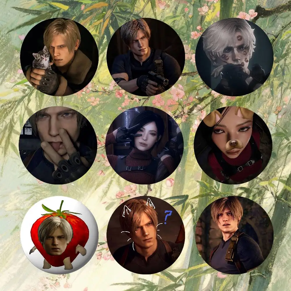 Крутые значки Resident Evil, настраиваемые жестяные значки, стильные и милые, подарки для друзей на день рождения
