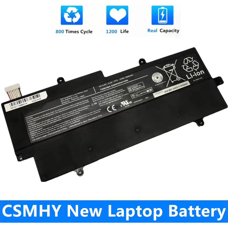 CSMHY New PA5013U-1BRS PA5013U Laptop Battery for Toshiba Portege Z830 Z835 Z930 Z935 Ultrabook PA5013 14.8V 3060mAh