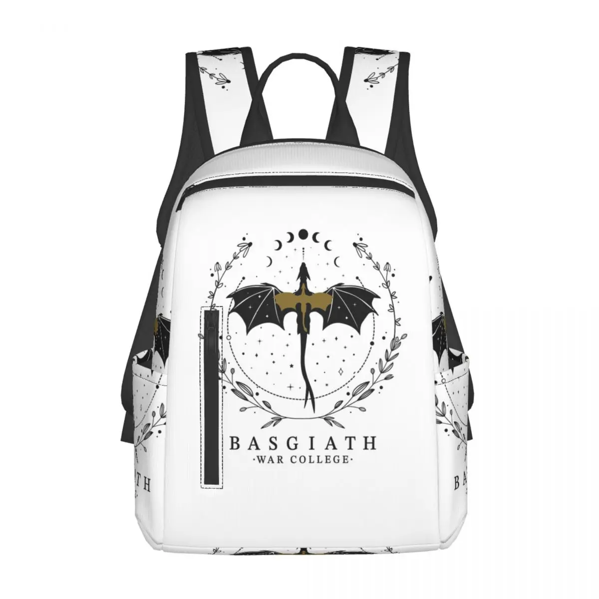 

Basgiath War College Backpack Daypack Children BookBag School Bag Shoulder Bags for Men Women