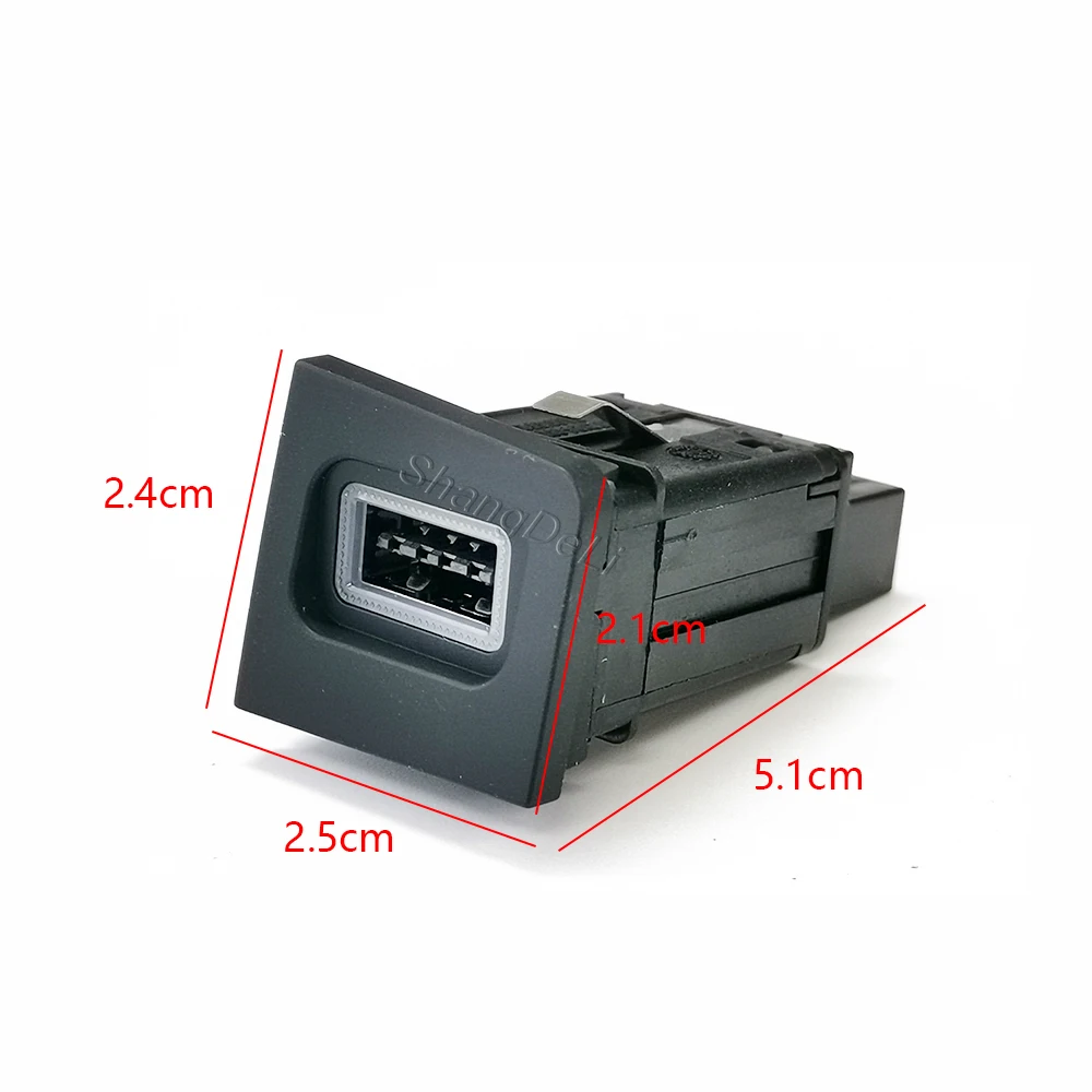 Auto-Ladegerät QC3.0 USB Schnellladegerät Steckdose Schnelles Telefonladegerät Netzteil für VW Passat B6 2006-2010 CC 2011 2012 Zubehör – Detail 3