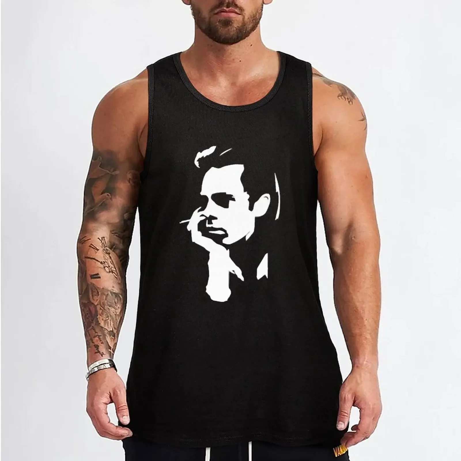 New Nick Cave Tank Top Men's gym t-shirt muscular man training weight vest