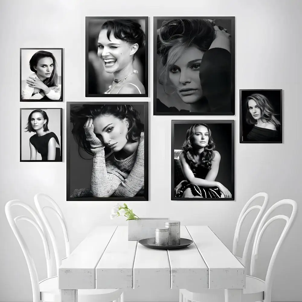 N-Natalie Portman Intellectual-Talent Poster Stickers, suitable for game rooms, bedrooms, corridors, home wall art decor, gifts