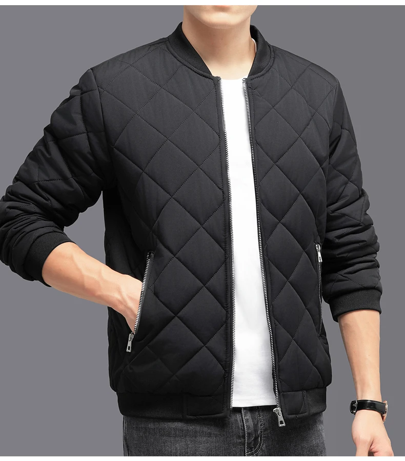 Men New Plus Size Winter Parkas M-8XL Men Thick Warm Fleece Baseball Jacket Men Fashion Casual Clothing Men Windproof Parkas