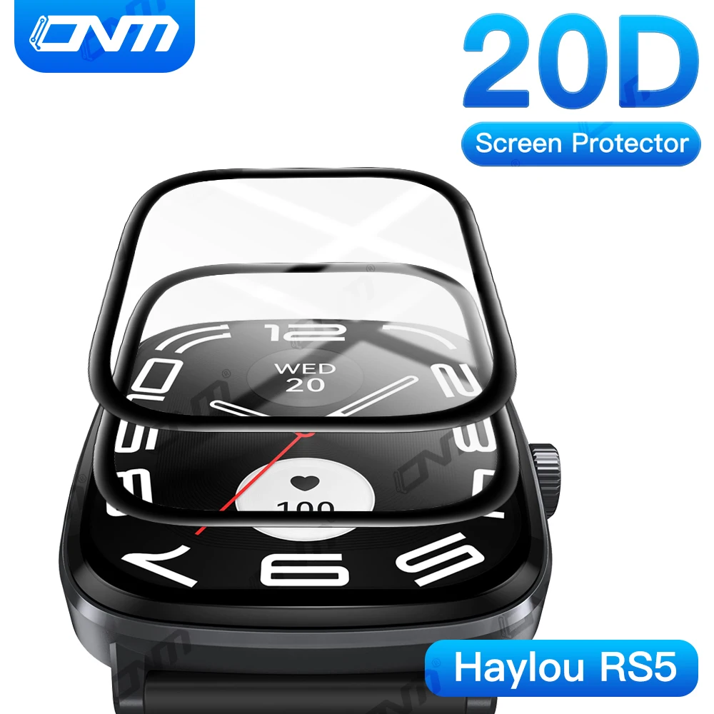 

20D Screen Protector for Haylou RS 5 Anti-scratch Film for Haylou RS5 Full Coverage Ultra-HD Protective Film (Not Glass)