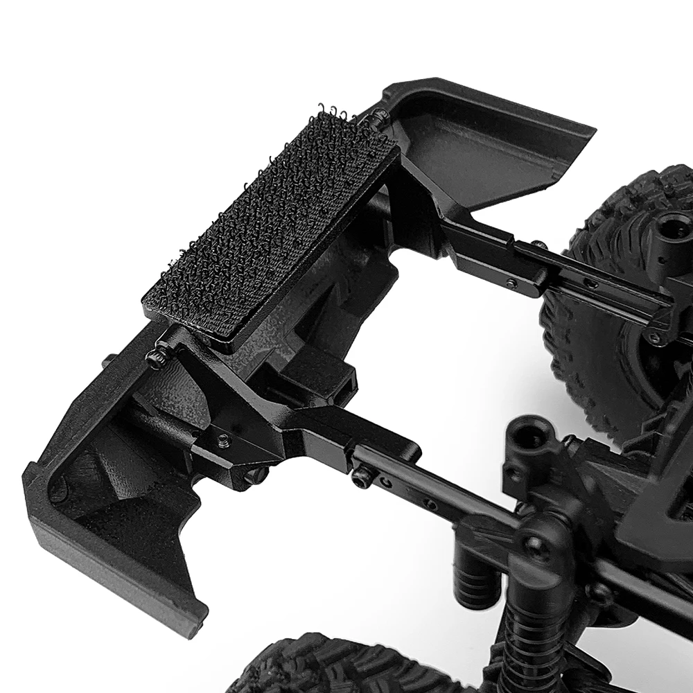 AXSPEED Alu Alloy Front Bumper Mount Rear Car Body Shell Support Bracket Stand for Axial SCX24 Base Camp 1/24 RC Crawler Car - Image 5
