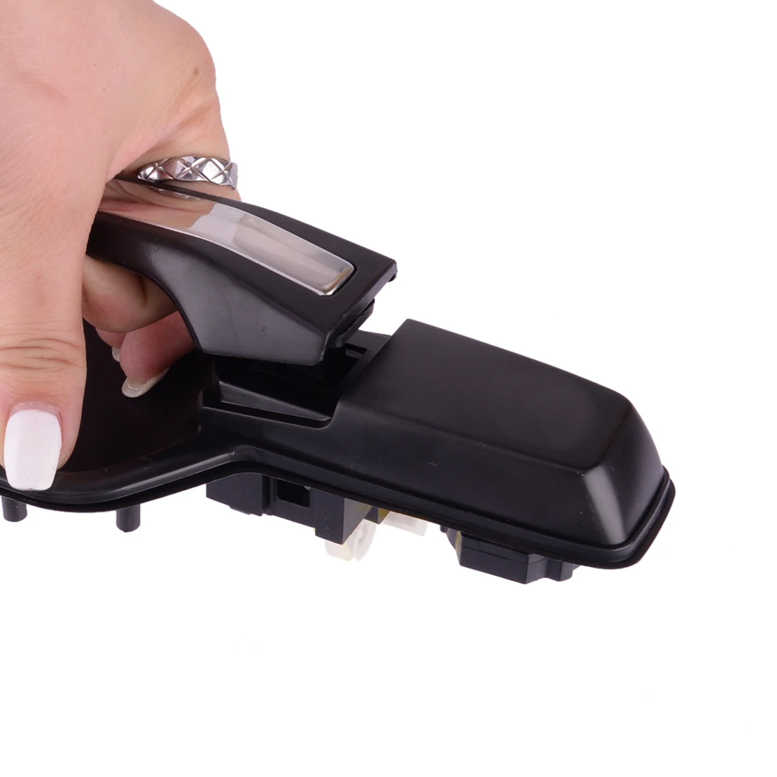 Car Rear Left Exterior Outside Door Handle Fit For Mitsubishi Pajero Montero 2000 2001 2002 2003 2004 2005 2006 Plastic