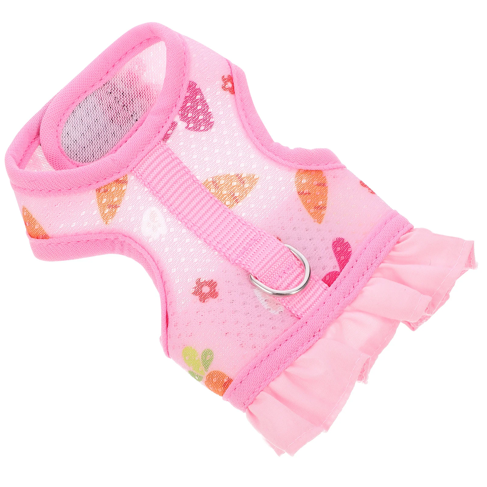 

1Set Adjustable Bunny Harness Rabbit Leash Set Small Pet Vest Harness Kit Comfort Safety Wear Resistant Traction Rope